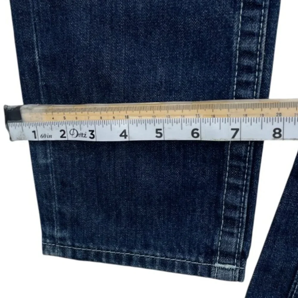 True Religion Distressed Jeans Vintage Slim Straight Women's 28 Fits 32x33 - Picture 13 of 16